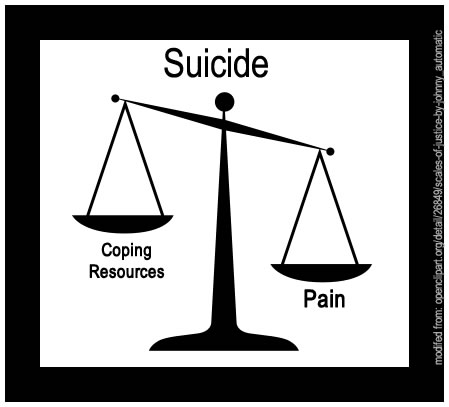 suicide - pain versus coping